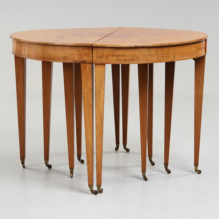 A Swedish 19th century dinner table.