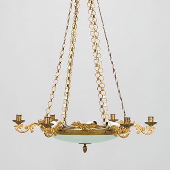 Ceiling lamp, Empire style, latter half of 19th century.