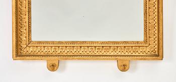 Petter Gustaf Bylander, a late Empire mirror wall sconce, PG Bylanders Spegelfabrik, Gothenburg, first half of the 19th Century.