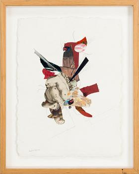 RAGNAR VON HOLTEN, mixed media and collage on paper, signerad.