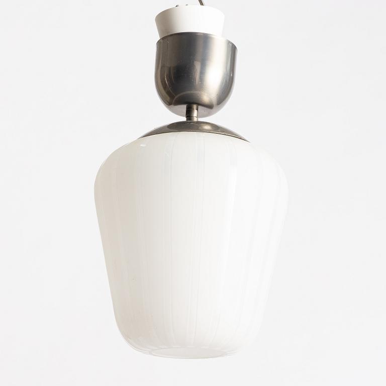 Ceiling lamp, possibly Flygsfors. 20th century.