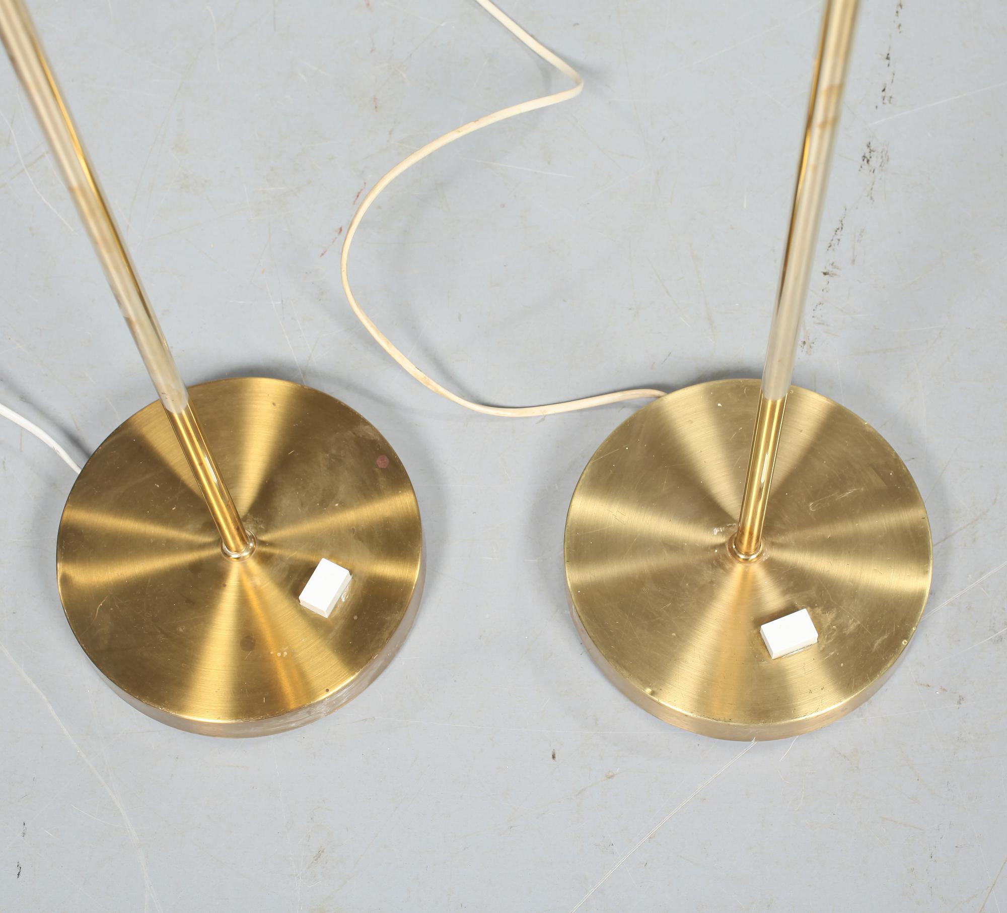 GOLVLAMPOR, ett par, EWÅ, Värnamo. 1900-talets mitt.