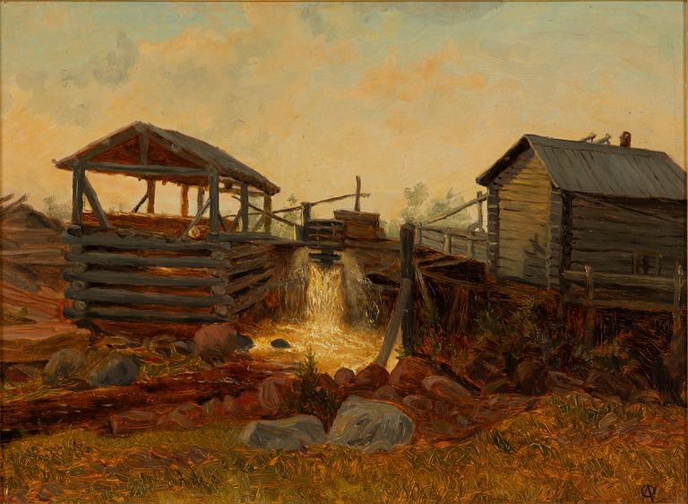Olof Arborelius, "Sågverket vid forsen".