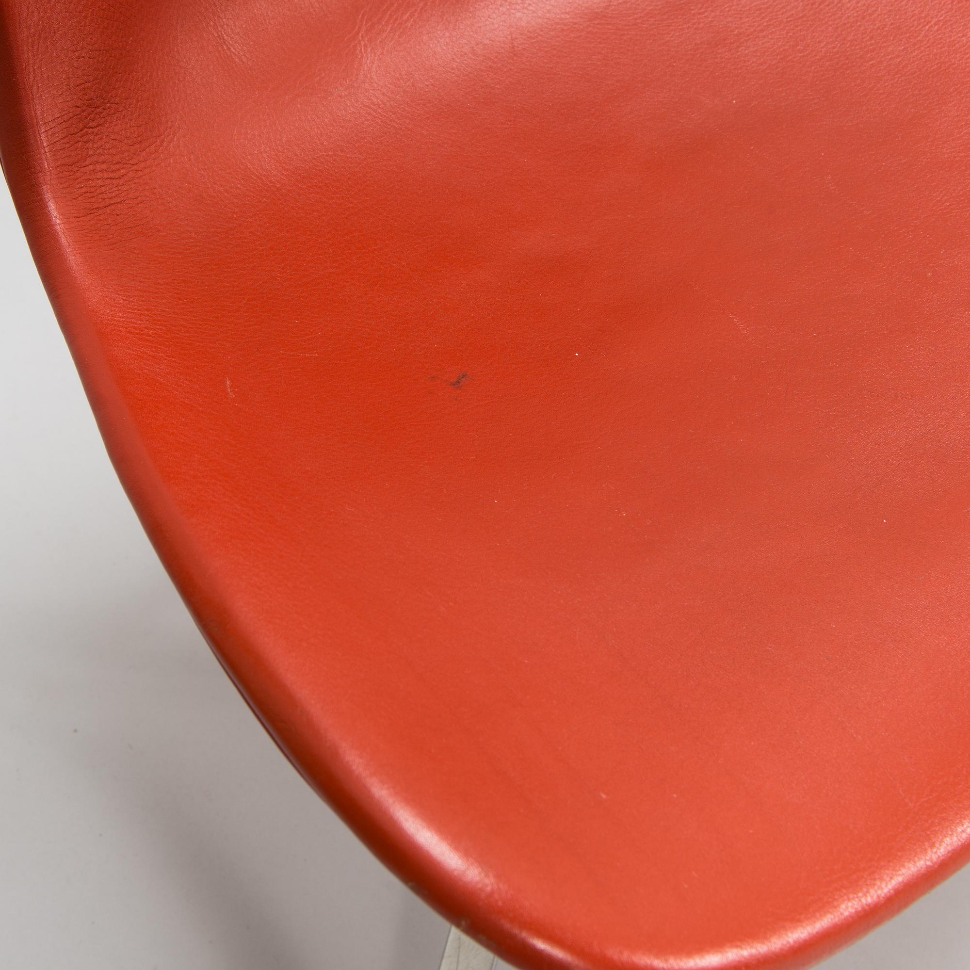 Poul Kjaerholm, a set of six late 20th century 'PK 9' chairs for Fritz Hansen.