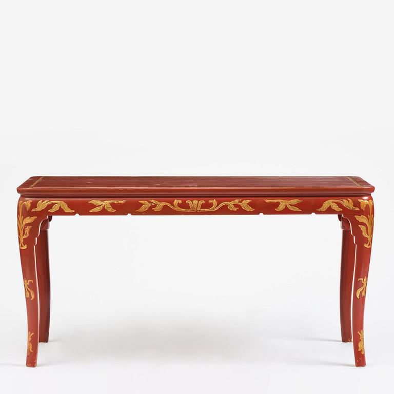 Carl Malmsten, a Swedish Grace table, cabinetmaker Albin Johansson, Stockholm, for Villa Kvikkjokk, 1927.