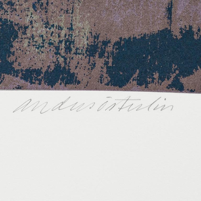 ANDERS ÖSTERLIN, färgserigrafi, signerad och numrerad 39/200.