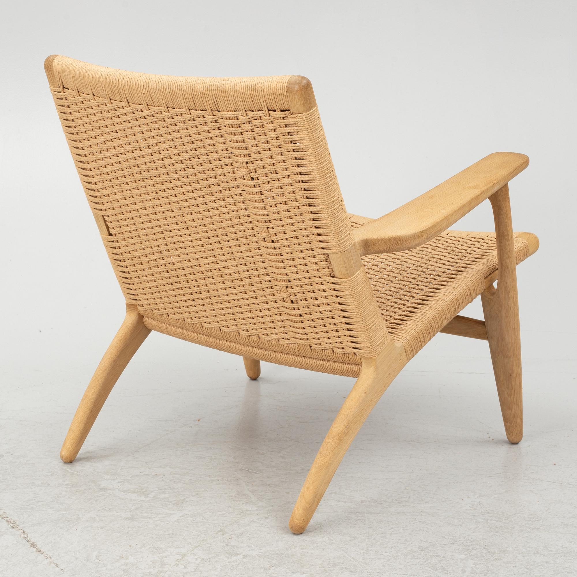 Hans J. Wegner, fåtölj, "CH25", Carl Hansen & Son, Danmark.