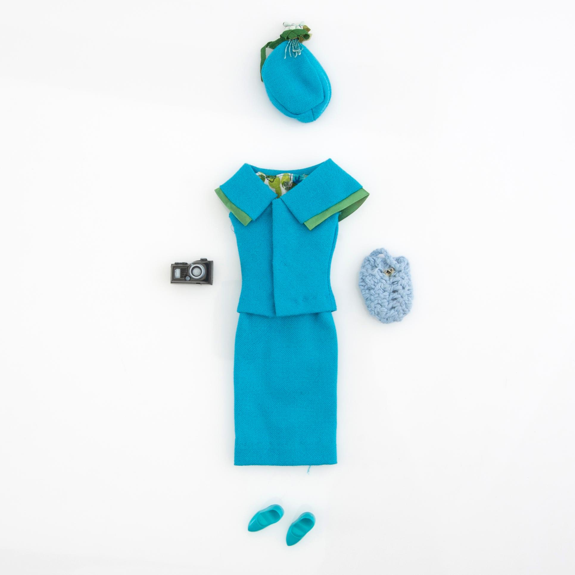 Barbie clothes 4 sets. Vintage including "Fashion Editor" Mattel 1965. "Stormy Weather" Mattel 1963-64.
