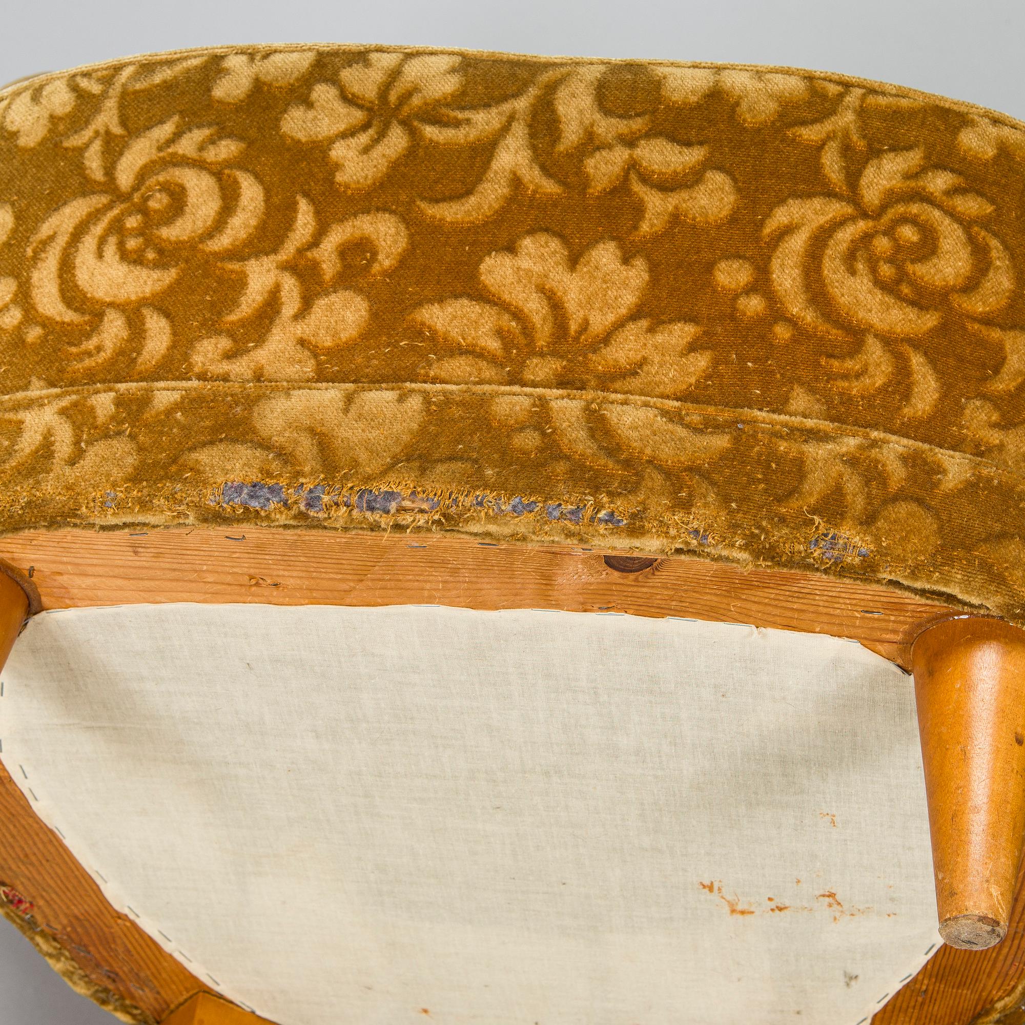 Fåtöljer, ett par, 1950-tal.