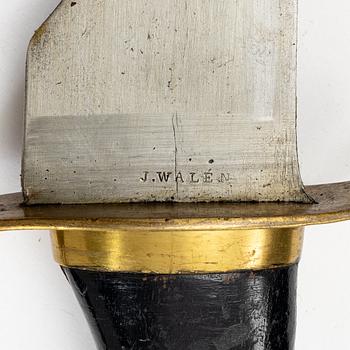 Two Swedish cutlasses 1848 pattern,with scabbards.