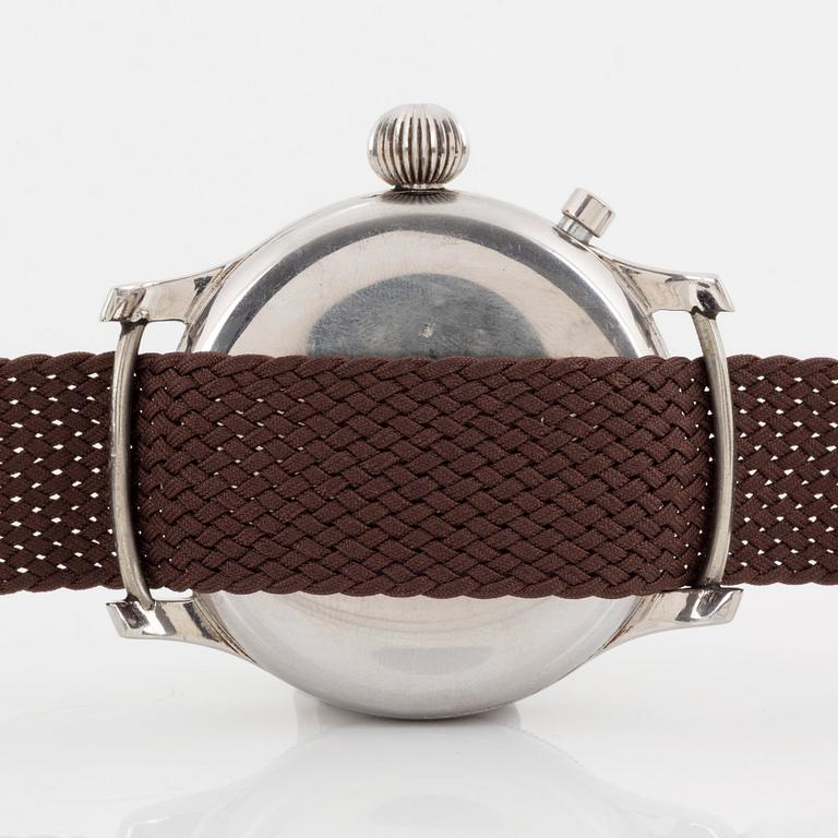 Longines, single button flyback-chronograph, "Oversized".