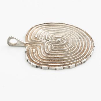 Inga-Britt "Ibe" Dahlquist, a pendant, silver, Visby 1984.