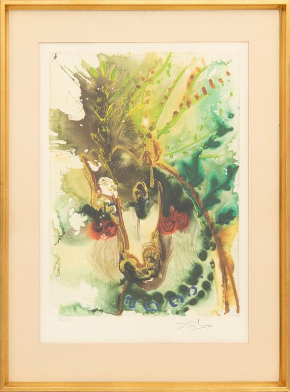 Salvador Dalí, "Bucephalus", from the portfolio "Dalinesque Horses".