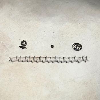 A german 18th century parcel-gilt, makers mark of Simon Wickert, Augsburg (1691-1708).