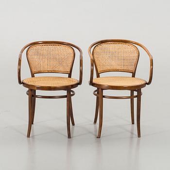 A PAIR OF BENTWOOD CHAIRS SECOND HALF OF 20TH CENTURY.