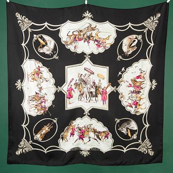 A Hermes SCARF, Les Chevaux des Empereurs Moghols",  Hermès, Paris.