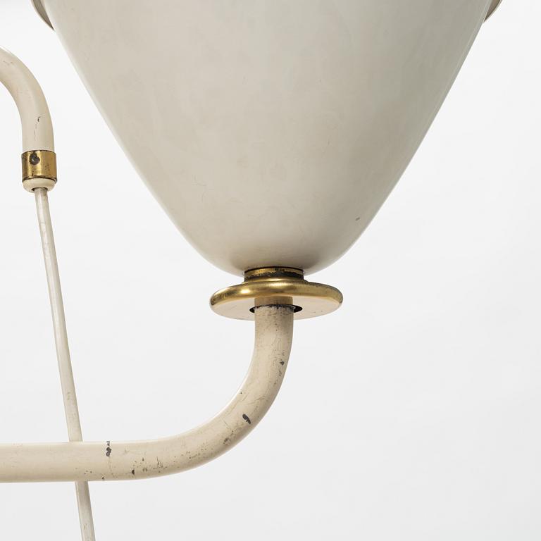 A mid century modern ceiling lamp, model E2120, Asea, Sweden.