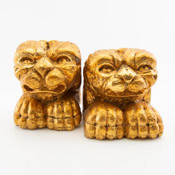 Dekorelement 2 st Barock-stil 1800-tal eller äldre.