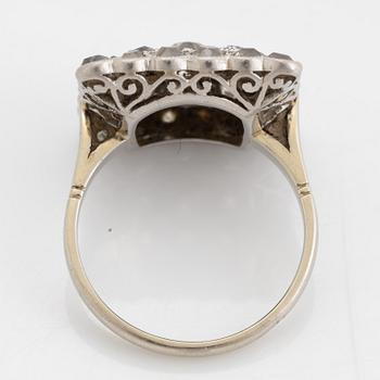 Old cut diamond ring.