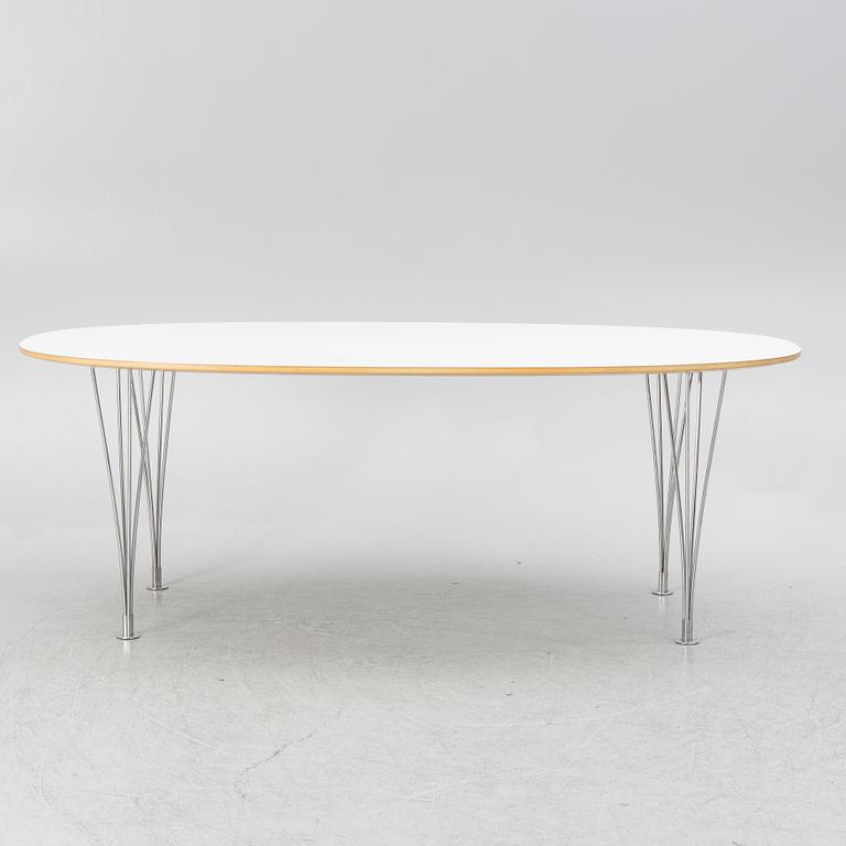Bruno Mathsson & Piet Hein, dining table, "Superellipse", Bruno Mathsson International, Värnamo, 2011.