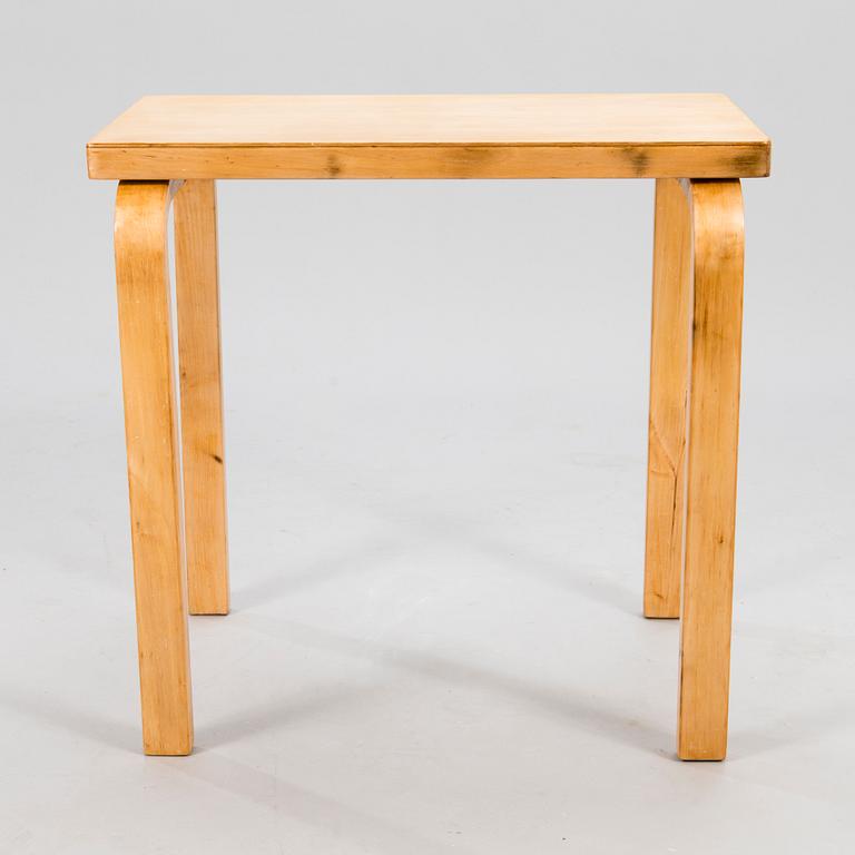 ALVAR AALTO, An early 1930s side table, marked "Aalto Design Made in Finland".
