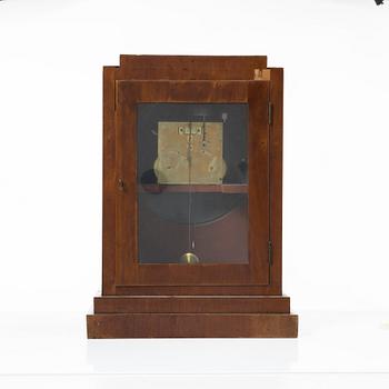 A table clock, the dial signed anders Moberg, Sweden, 19th century.