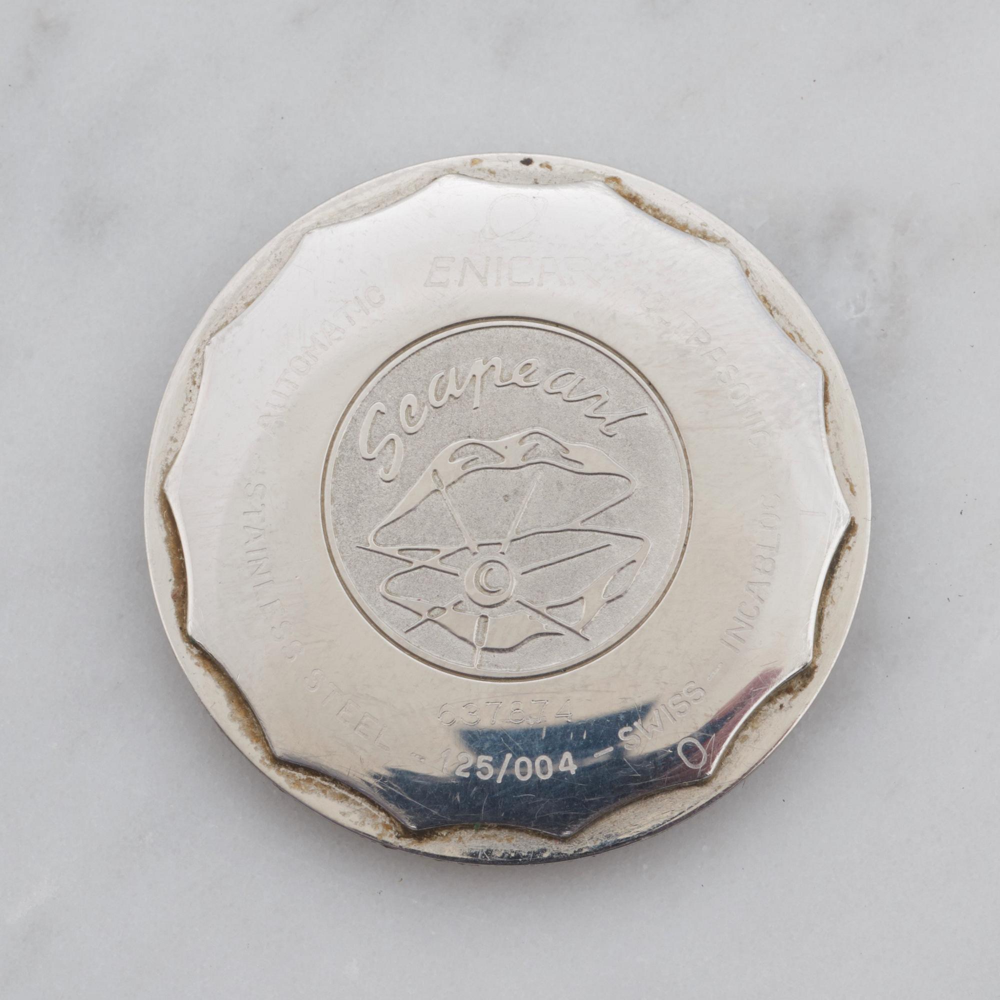 ENICAR, Sherpa, Super-DIVETTE, Seapearl, armbandsur, 36 mm,