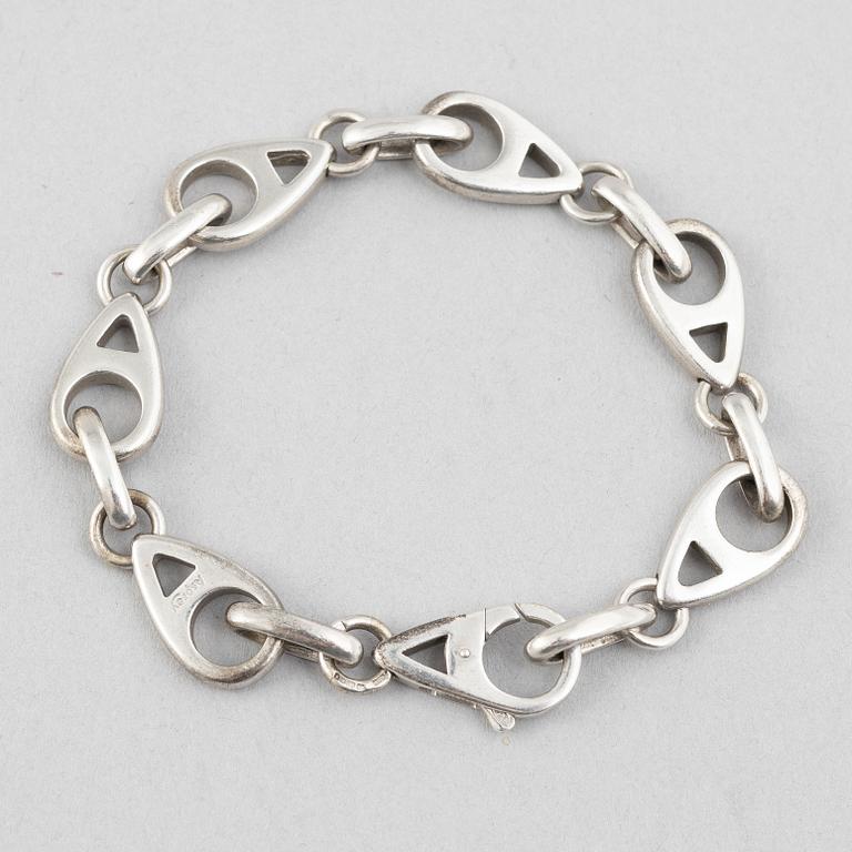 Asprey & Co Ltd, armband, sterlingsilver, London 2002.