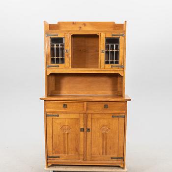 An art noveau oak cabinet, early 20th Century.