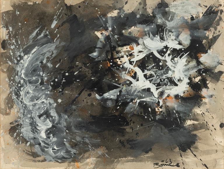 Olle Bonniér, watercolour, signed and dated -63.