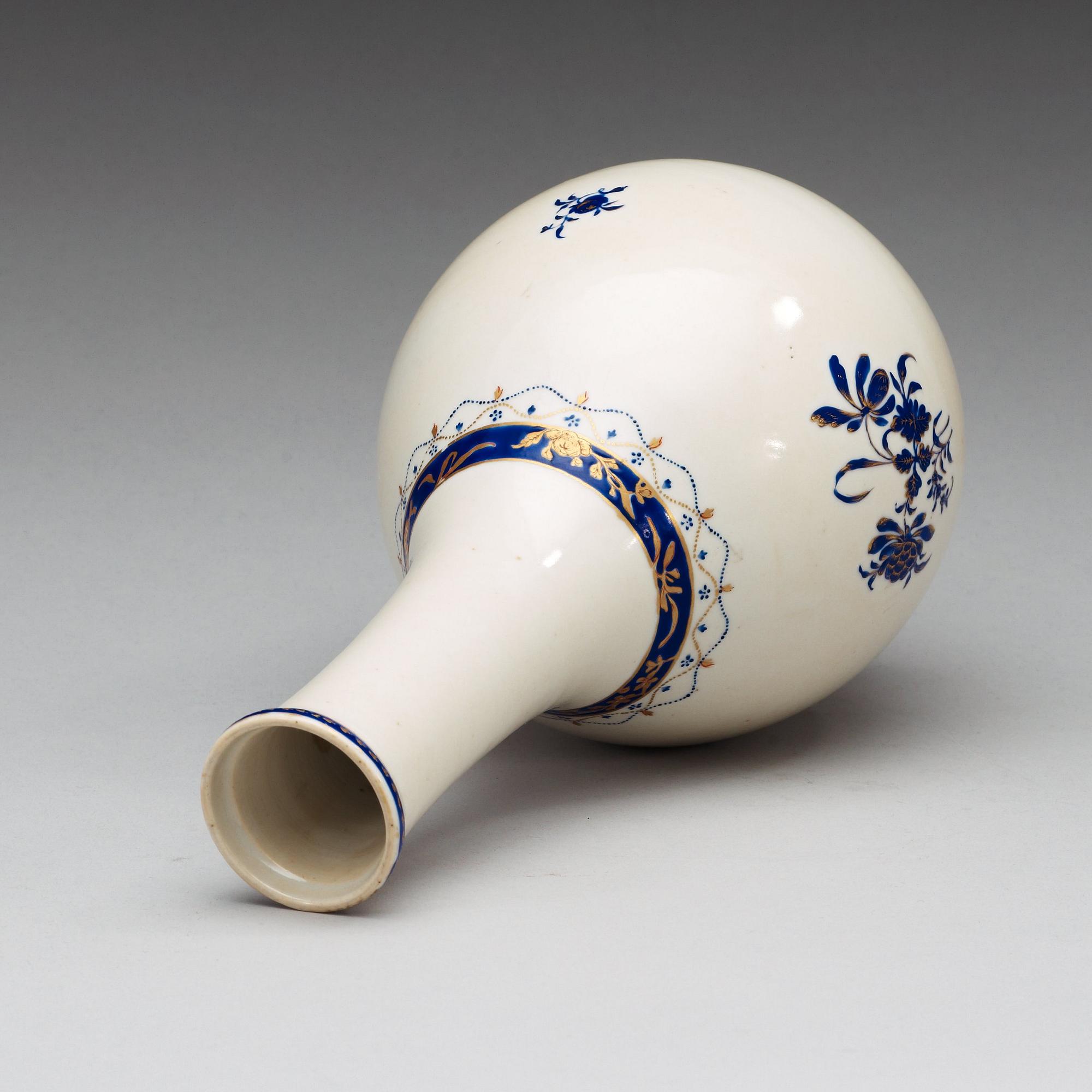 FLASKA, kompaniporslin. Qing dynastin 1700-talets slut.