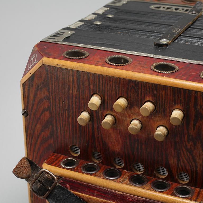 BANDONEON/BANDONIKA CONCERTINA, instrument, 1920/30-tal.