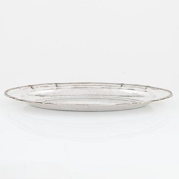 A Silver Tray, Swedish import mark.