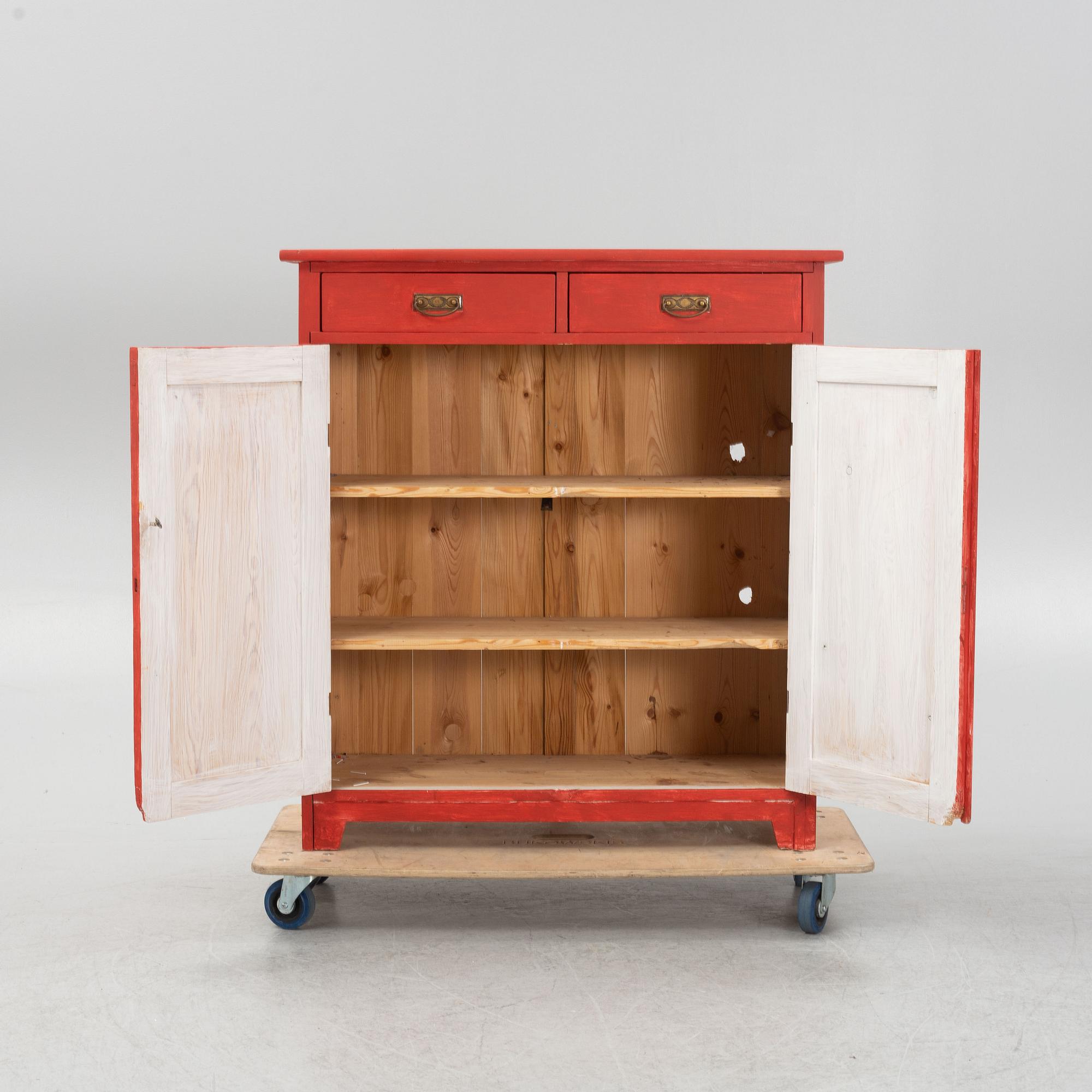 A painted sideboard, around 1900.