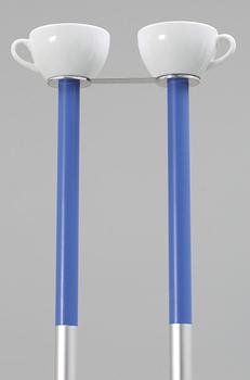 A Jonas Bohlin "En dubbel espresso" floor lamp, Källemo, Sweden ca 1987.