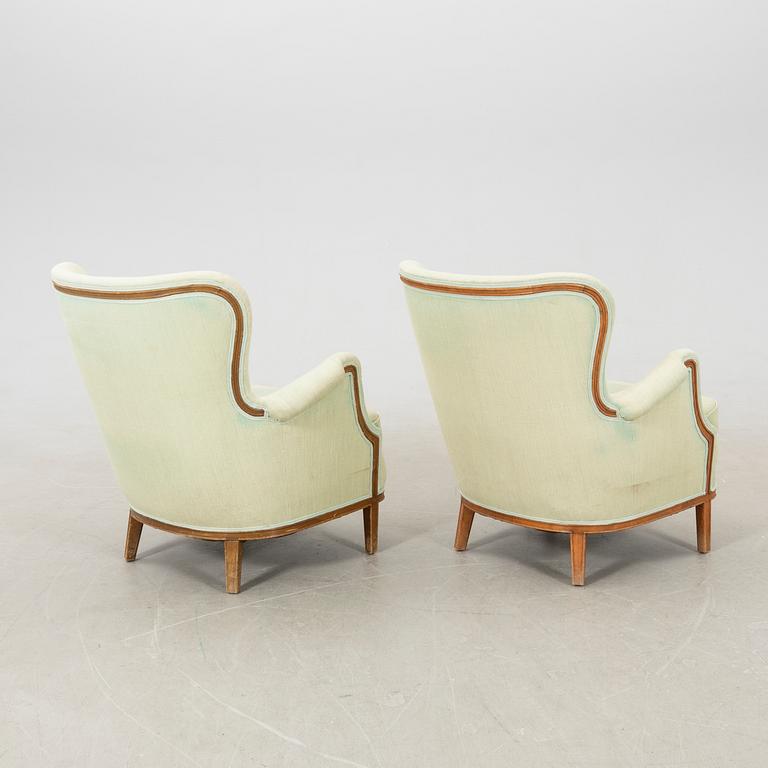 Fåtöljer 1 par, Swedish Modern 1900-talets mitt.