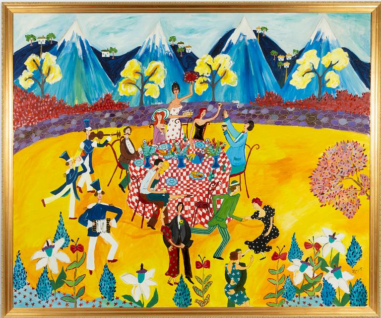 Marika Lang, Födelsedagkalas.