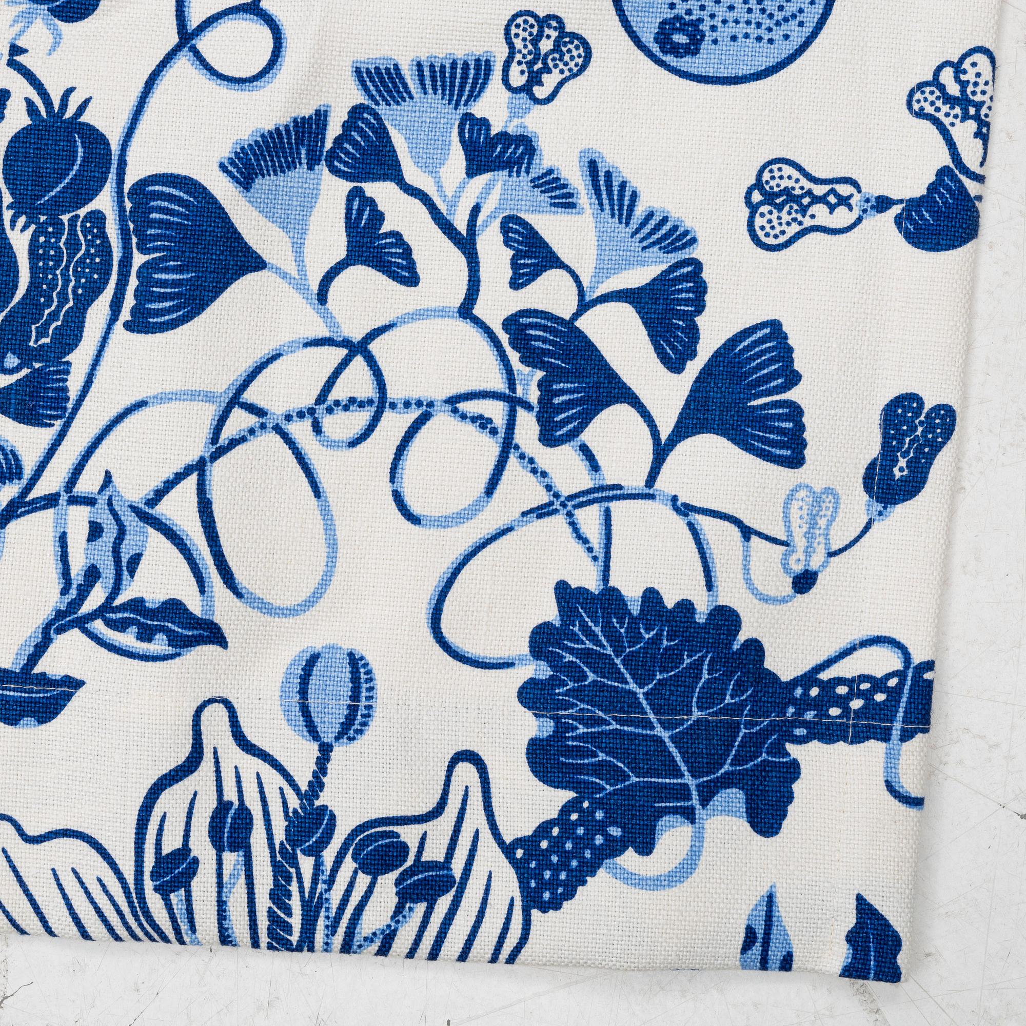Josef Frank, a pair of 'La Plata' curtains, Svenskt Tenn.