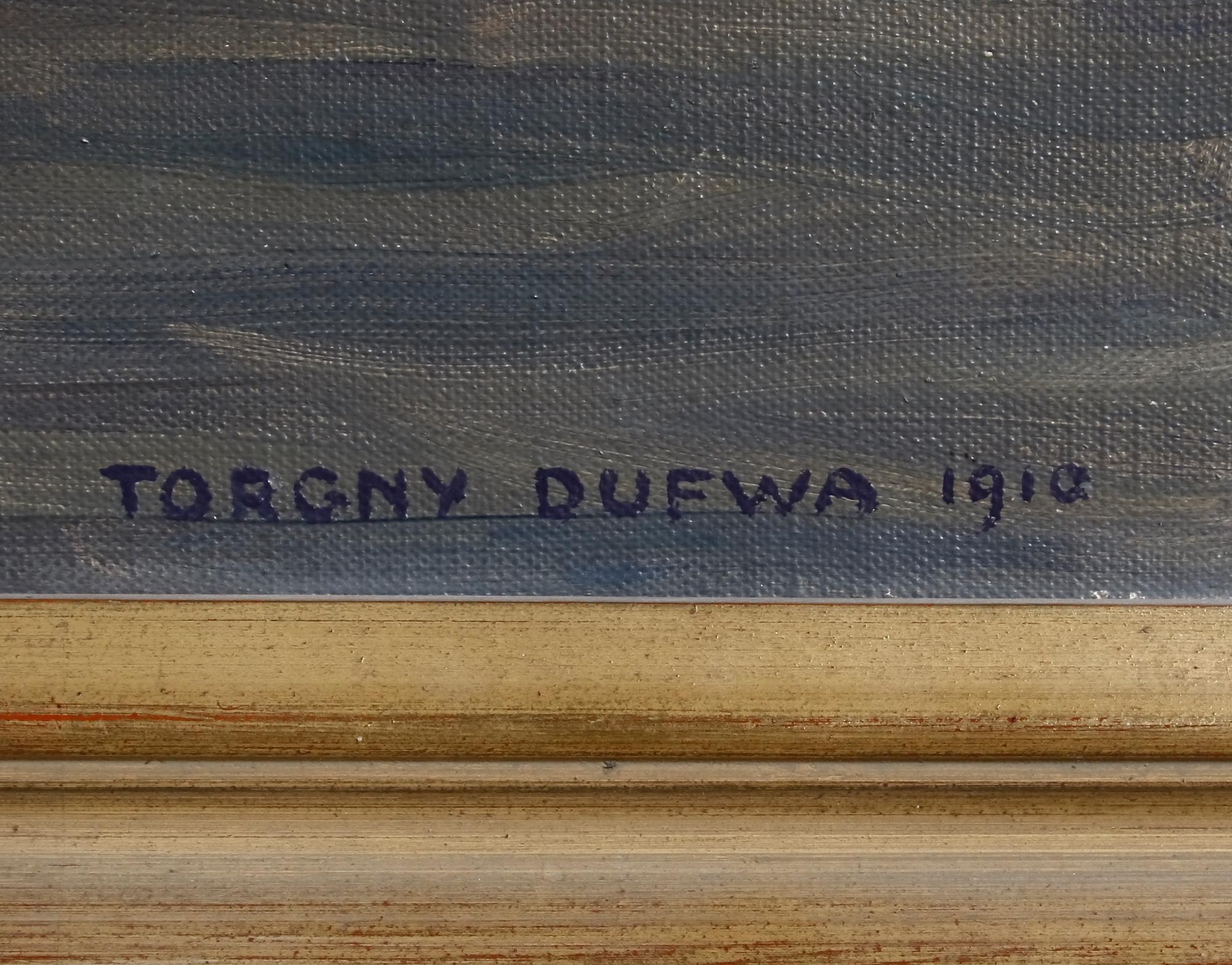 DUFWA, TORGNY, olja på duk, sign o dat 1910.