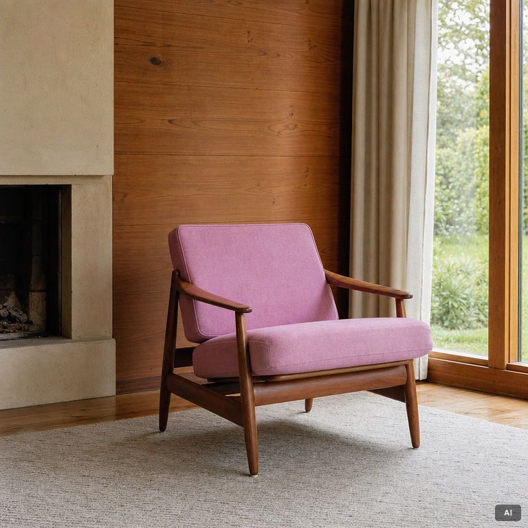 Poul M. Volther, Armchair, model 340, for Frem Röjle, Denmark, mid-20th century.
