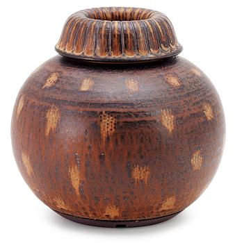 443. A Wilhelm Kåge 'Farsta' stoneware vase, Gustavsberg studio 1959.