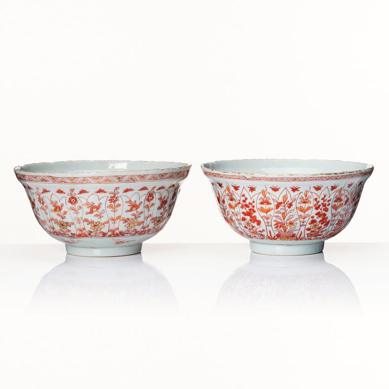 A matched set of bowls, Qing dynasty, early 18th Century.