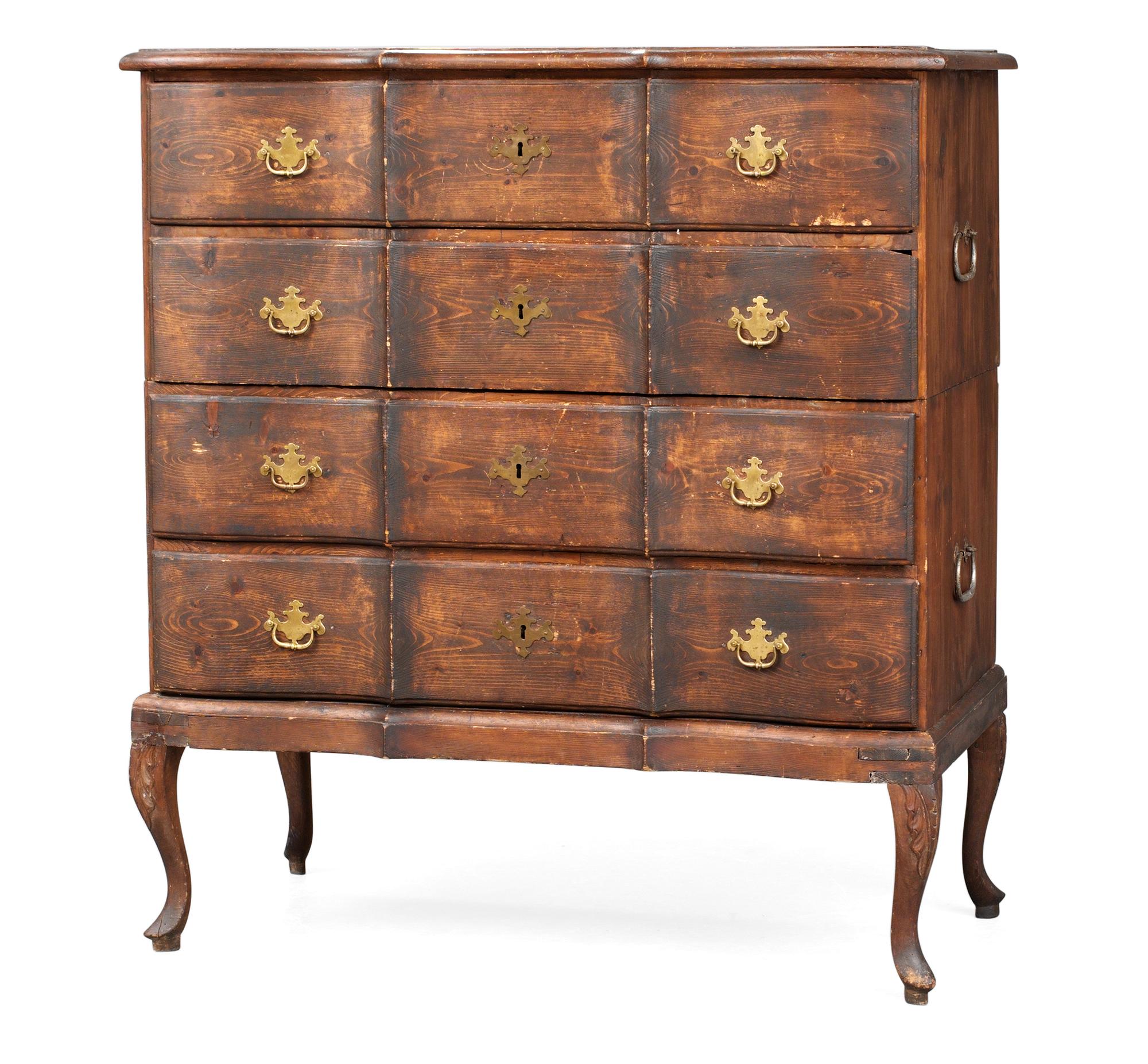 A CHEST OF DRAWERS, 1800th cent.