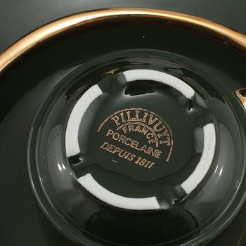 MOCKASERVIS, 26 delar, Pillivuyt, Frankrike, 1900-talets andra hälft.