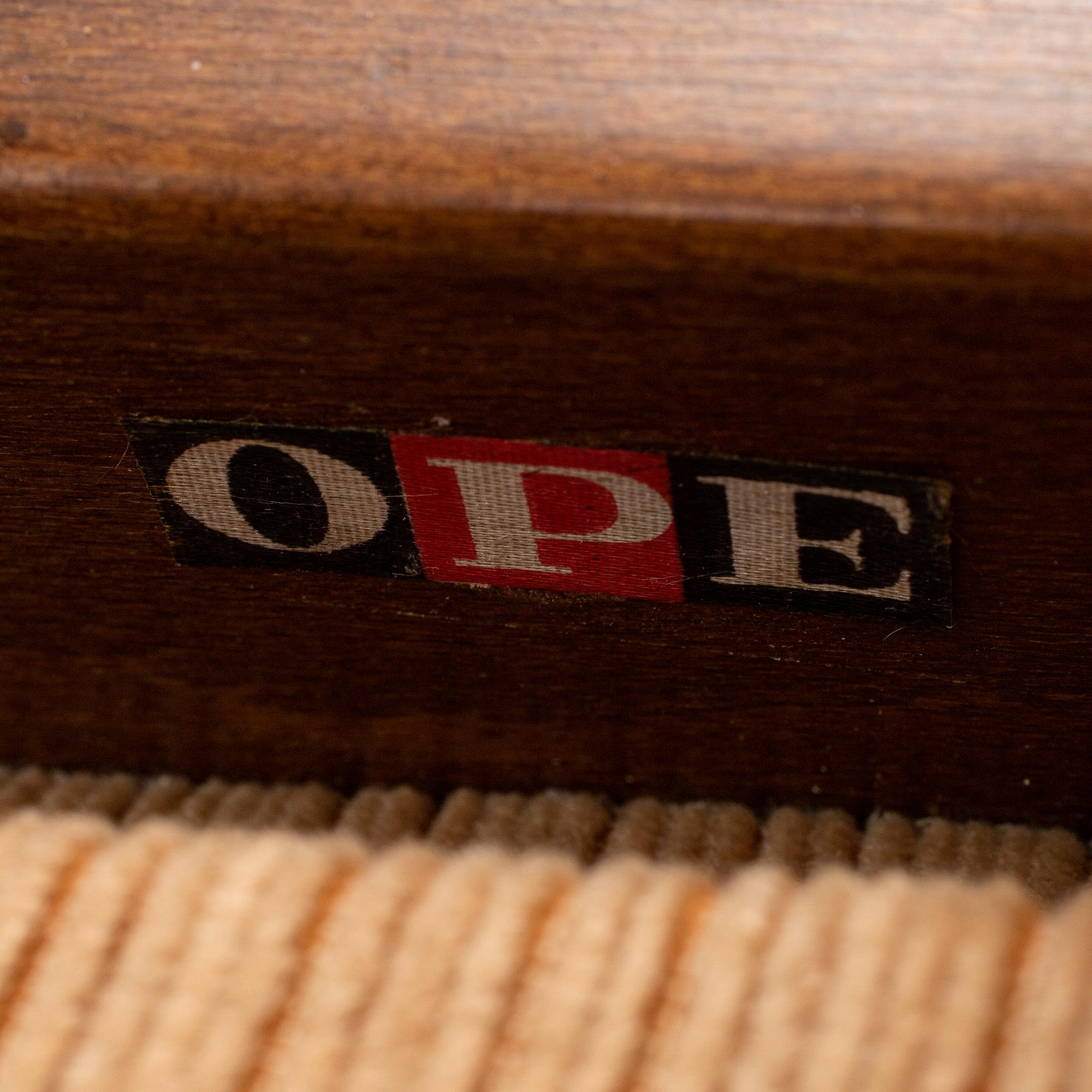 A pair of 'Skrindan' easy chairs by Kerstin Hörlin-Holmquist.