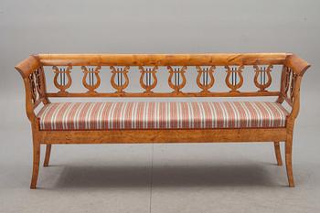 SALONGSMÖBLEMANG, 6 delar, Karl Johan, 1800-tal.