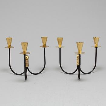 A pair of second half of the 20th century candlesticks from Nilsjohan.