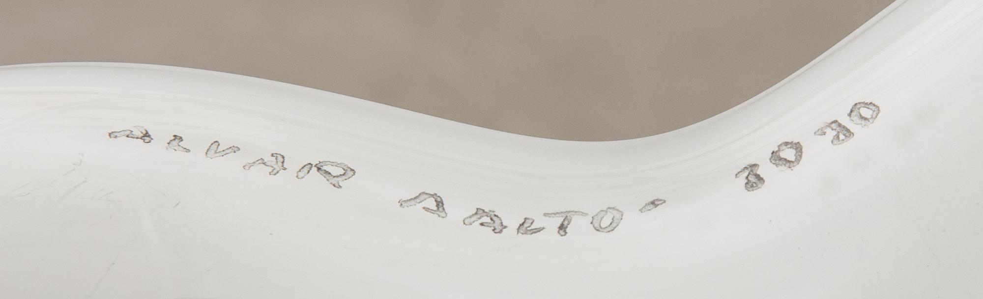 Alvar Aalto, vase model no. 3030 signed Iittala Finland.