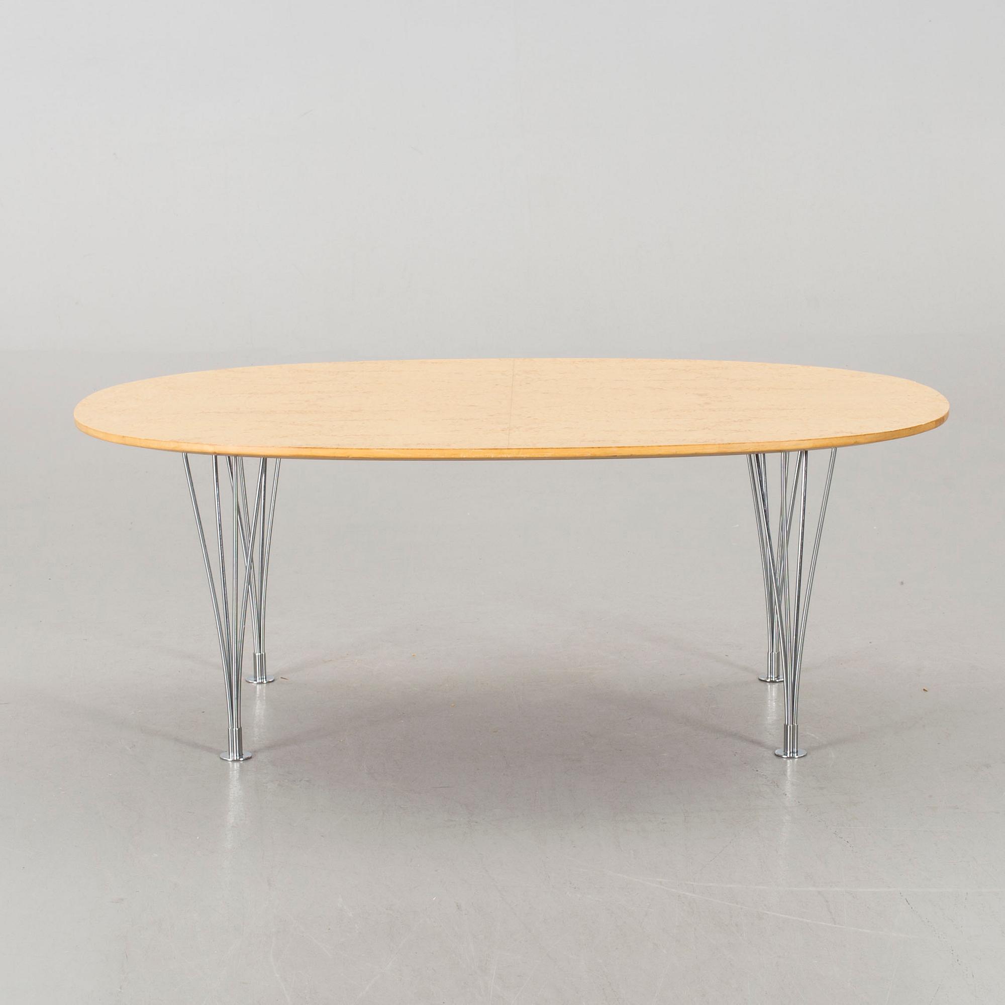 SOFFBORD, "Ellips", Piet Hein och Bruno Mathsson, Värnamo, Sverige, 1900-talets andra hälft.