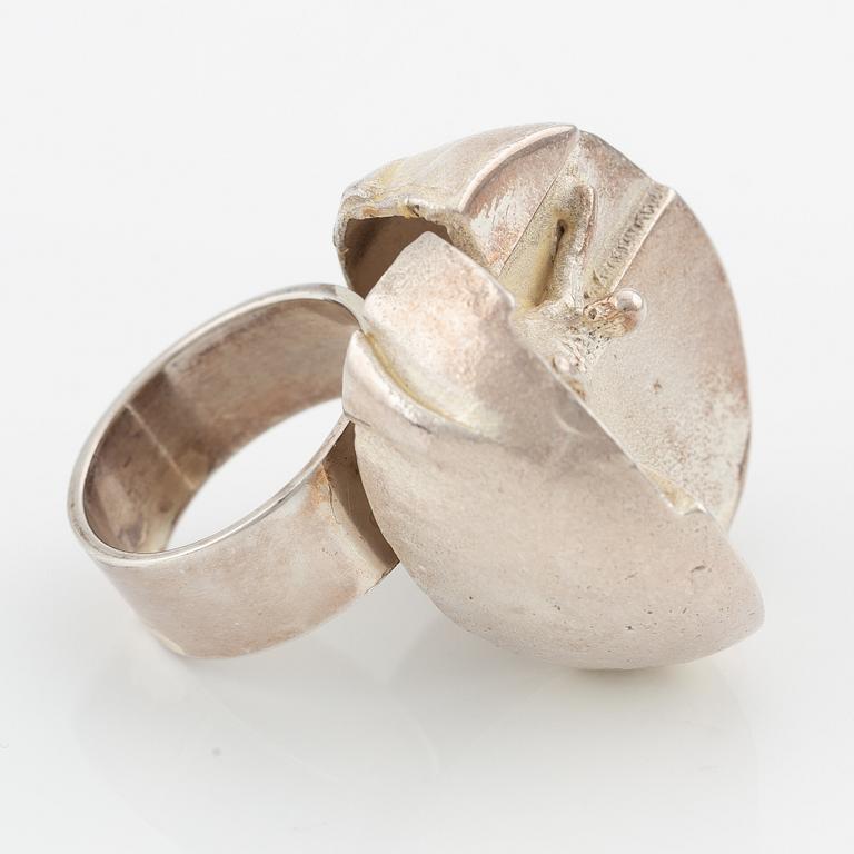 Björn Weckström, ring, "Ikaros", sterling silver.